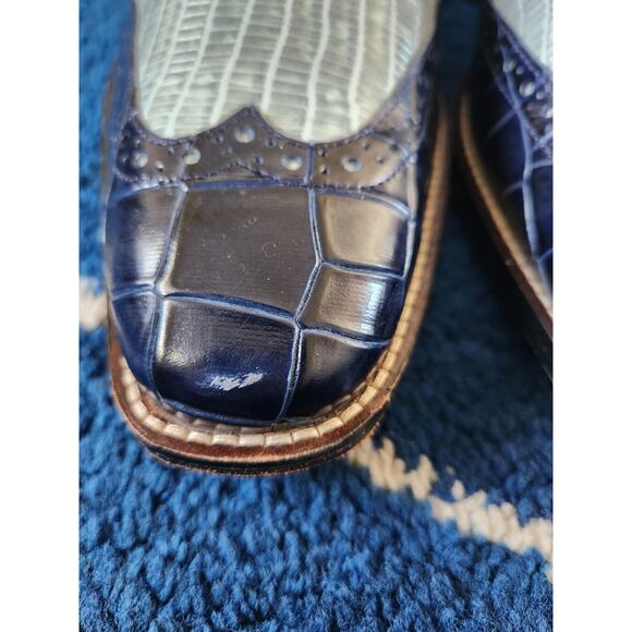 Stacy Adams Men's Gallinari Wingtip Oxford Shoes -8.5 - Picture 2 of 9